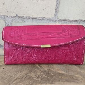 Vintage Hot Pink Wallet